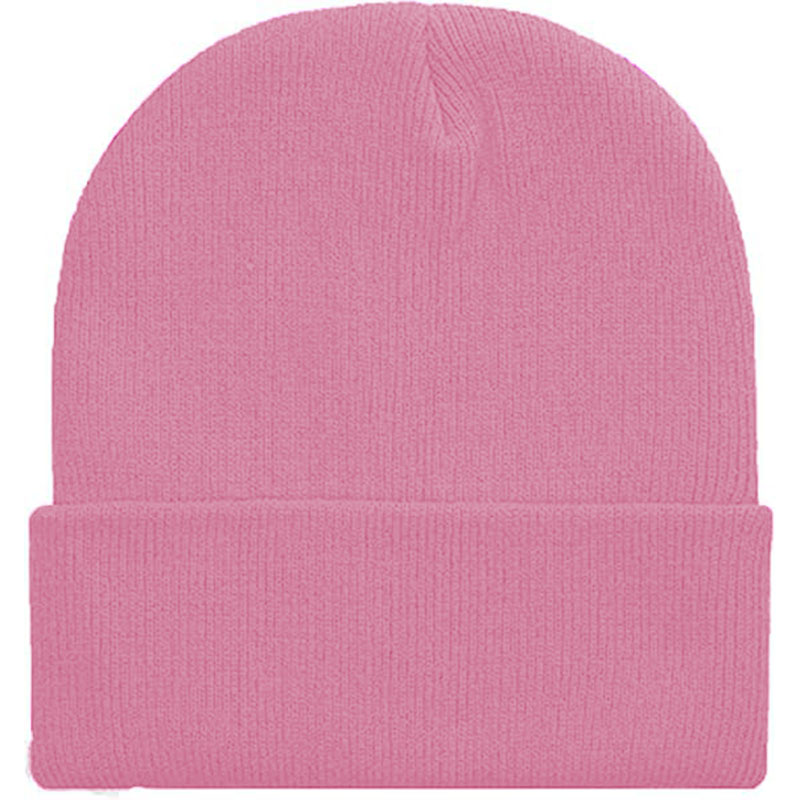 Classic Double Layer Knit Beanie Hat Warm Thick Acrylic Winter Hats