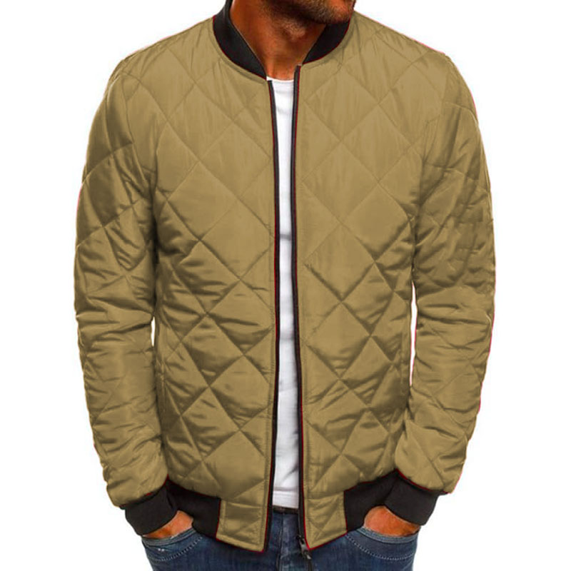 Men Puffer Jacket Lightweight Warm Winter Coats Water Repellent Windproof Insulated Jacket