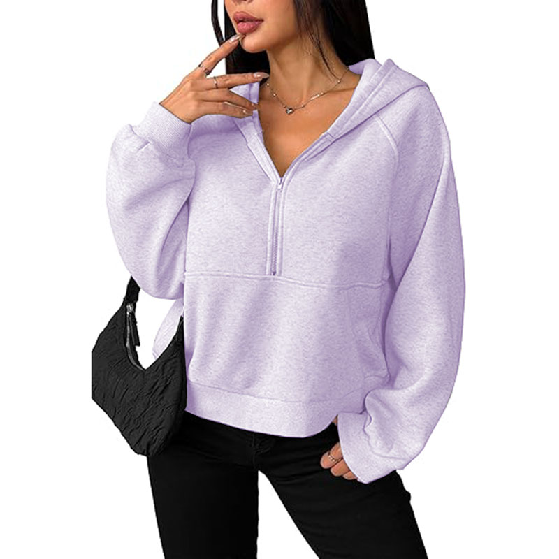 Women Zip Up Fleece Jacket Coat