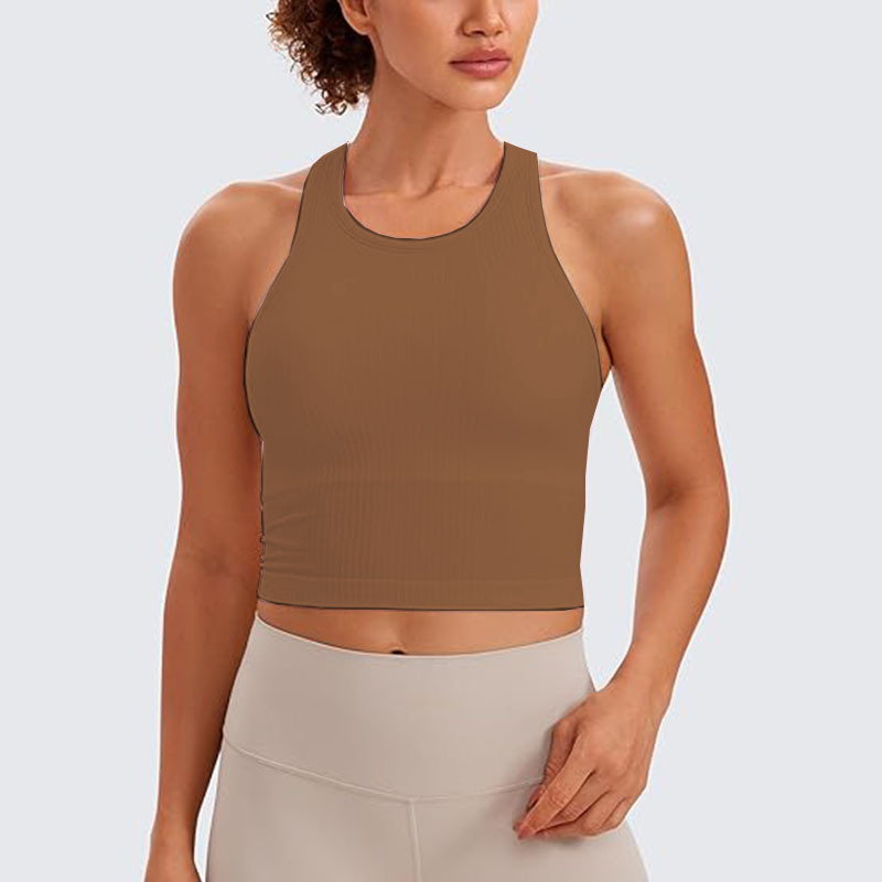 2025 Women Sleeveless Full Length Ribbed Fitted