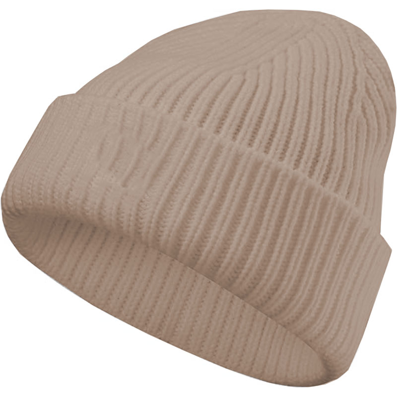 Classic Double Layer Knit Beanie Hat Warm Thick Acrylic Winter Hat