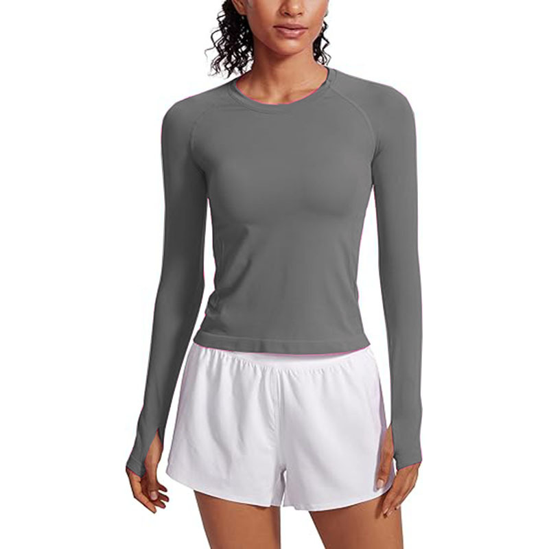 2025 Women Crew Neck Basic Tee Fashion