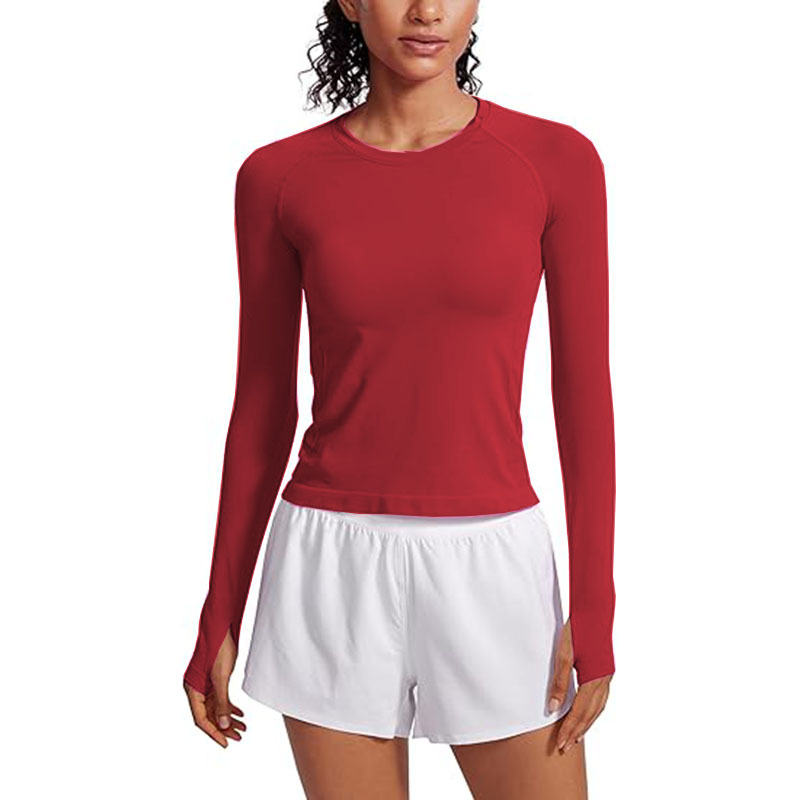 Women Crew Neck Basic Tee Fashion