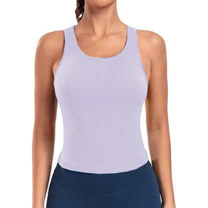 Women Sleeveless Full Length Ribbed Fitted 