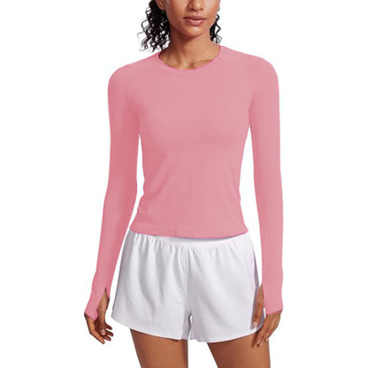 Women Crew Neck Basic Tee Fashion