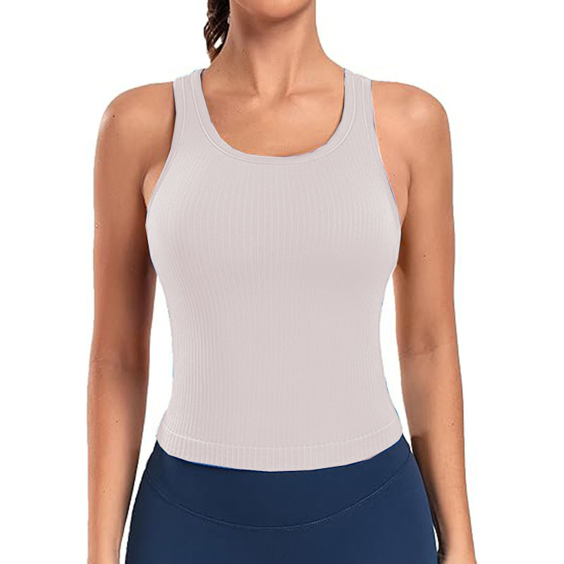 Women Sleeveless Full Length Ribbed Fitted 