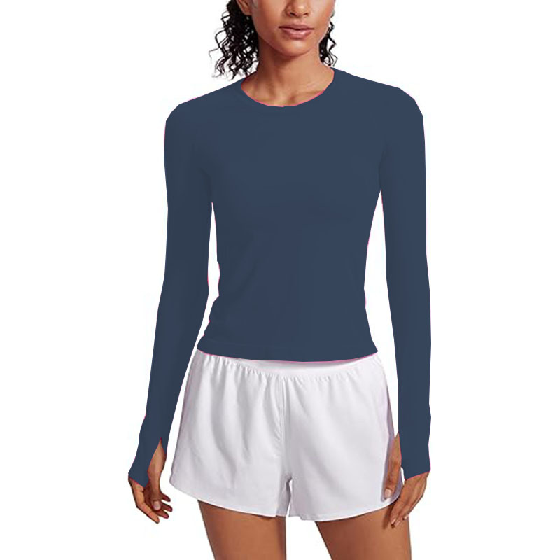 2025 Women Crew Neck Basic Tee Fashion