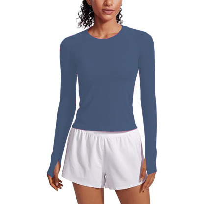 Women Crew Neck Basic Tee Fashion