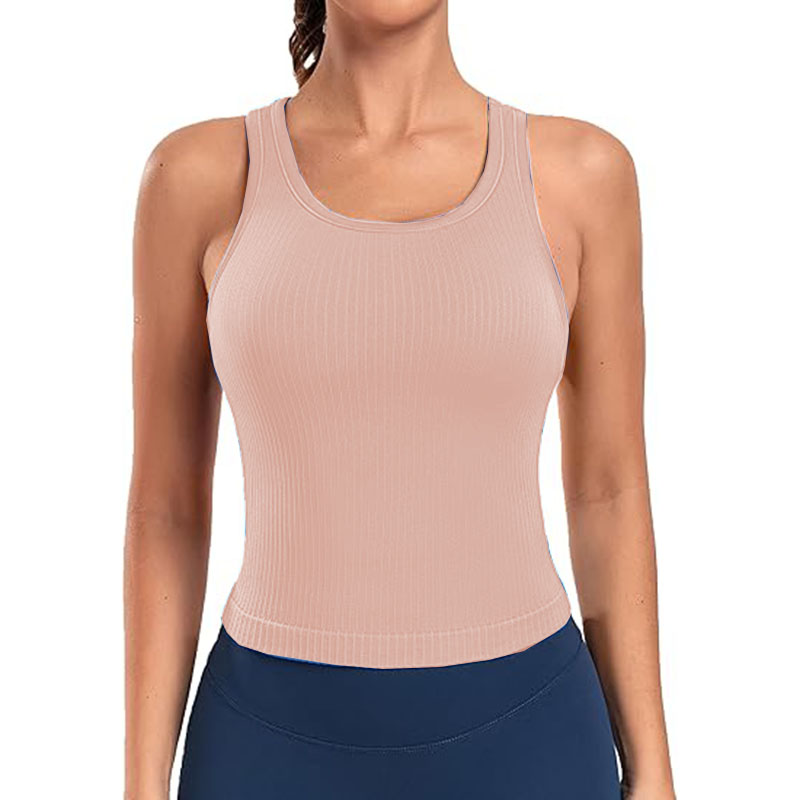 Women Sleeveless Full Length Ribbed Fitted 