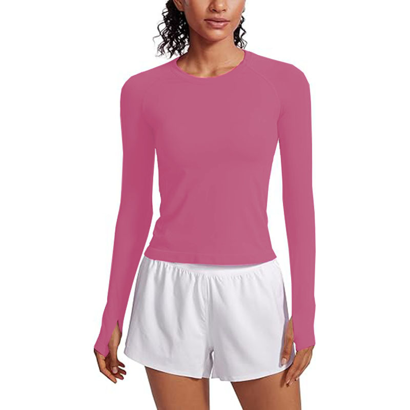 Women Crew Neck Basic Tee Fashion