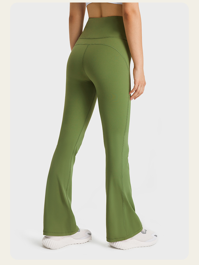 4 Colors NWT Women Wide Cut Pants Fitness Women Loose High Waist Legging 4-Way Stretch Leggings Lady Stretchy Pants