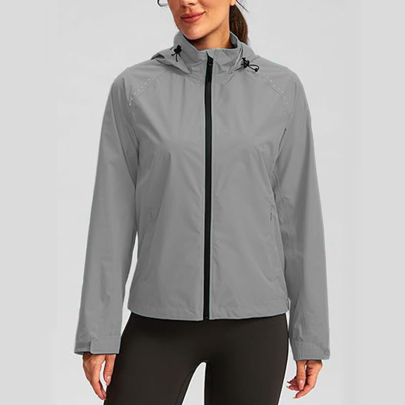 Women Lightweight Waterproof Rain Jackets Packable Outdoor Hooded Windbreaker