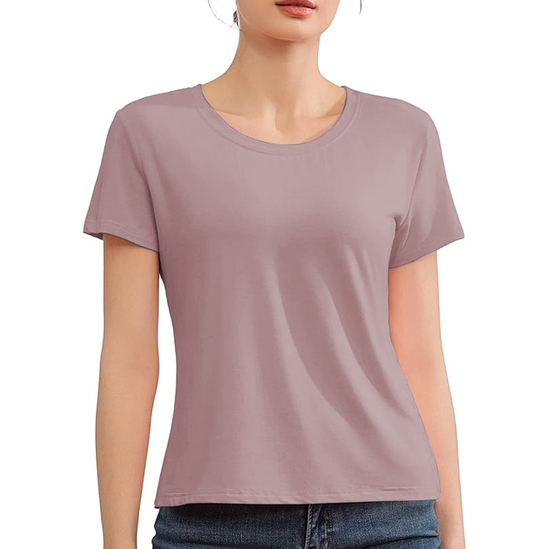 New Women Casual Basic Short Sleeve Summer Tops