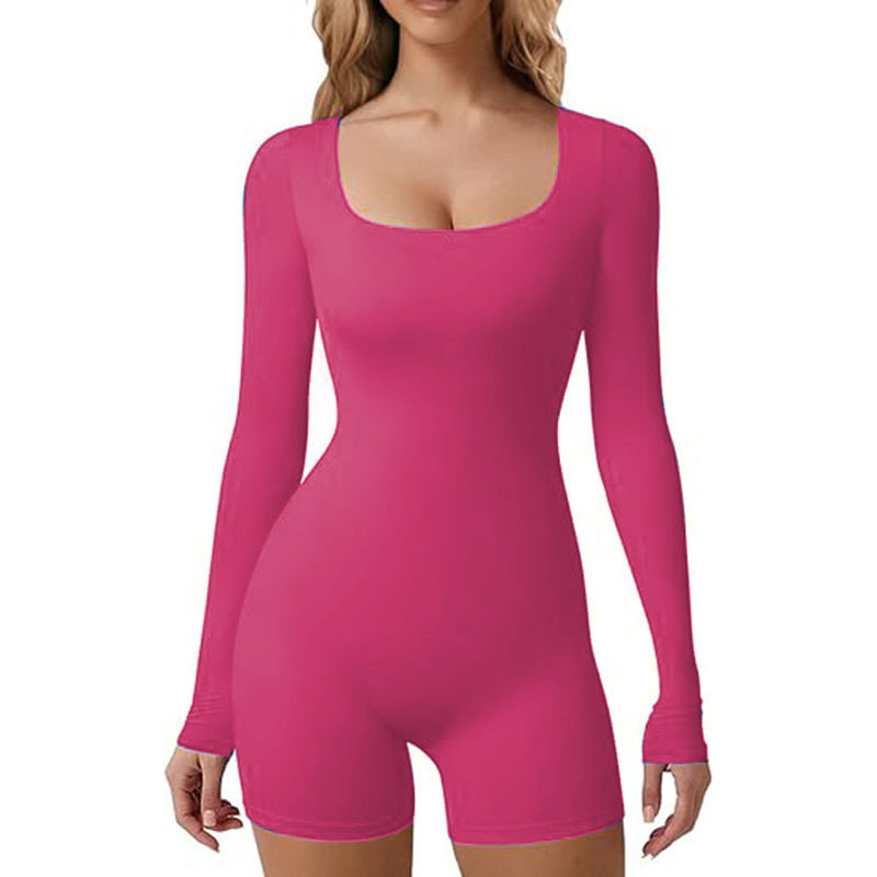 Women Summer Sleeveless Workout Rompers Athletic Jumpsuit