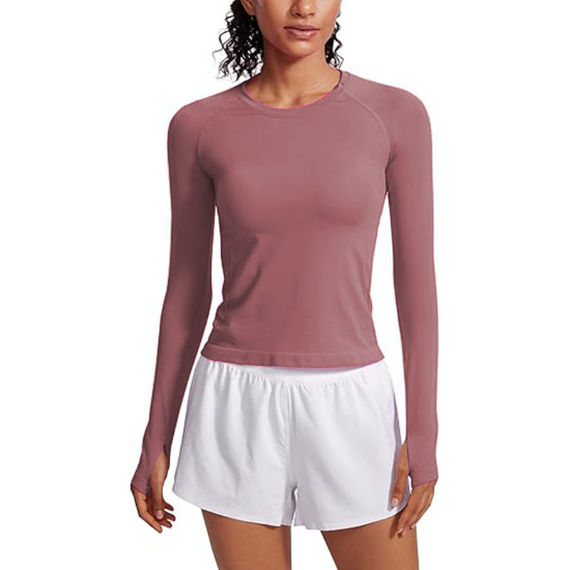 2025 Women Crew Neck Basic Tee Fashion