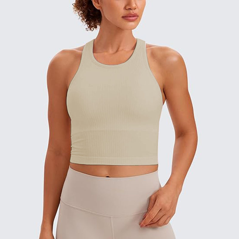 Women's Sleeveless Full Length Ribbed Fitted 