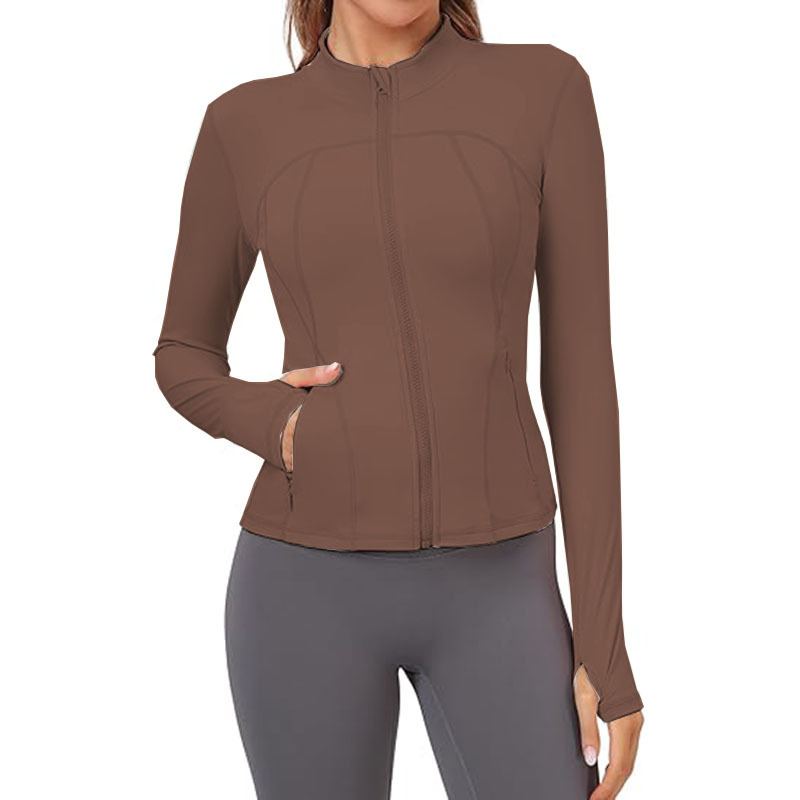 Women Lightweight Workout Jacket Fit Full Zip Athletic