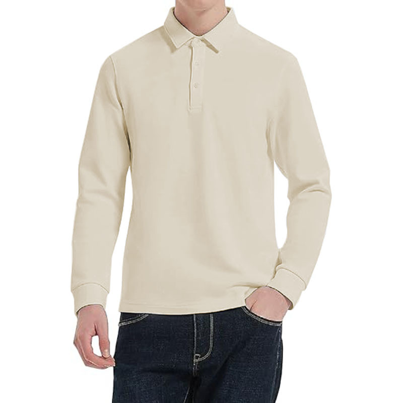 Men's Golf Shirts Long Sleeve Performance Collar Shirts