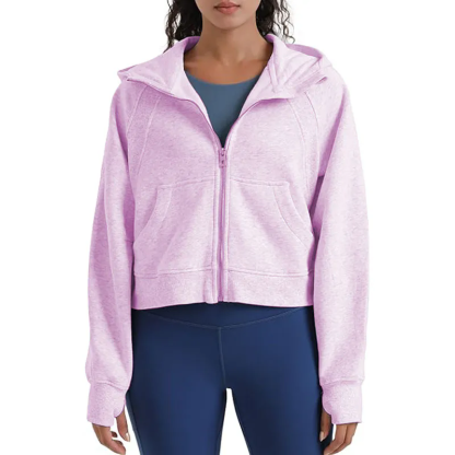 Women Zip Up Hoodie Outfits Casual Jackets Winter Clothes