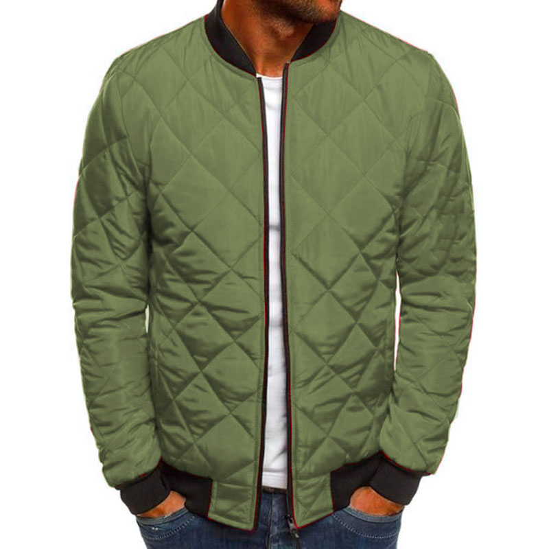 Men Puffer Jacket Lightweight Warm Winter Coats Water Repellent Windproof Insulated Jacket