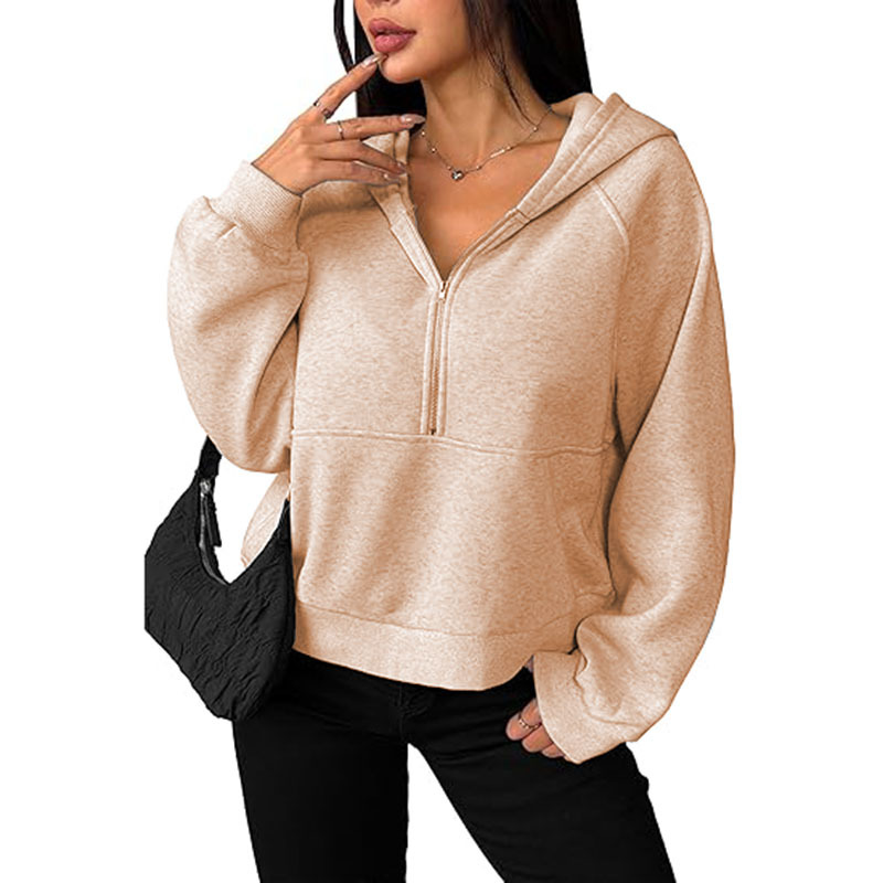 Women Zip Up Fleece Jacket Coat