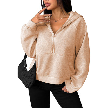 Women Zip Up Fleece Jacket Coat