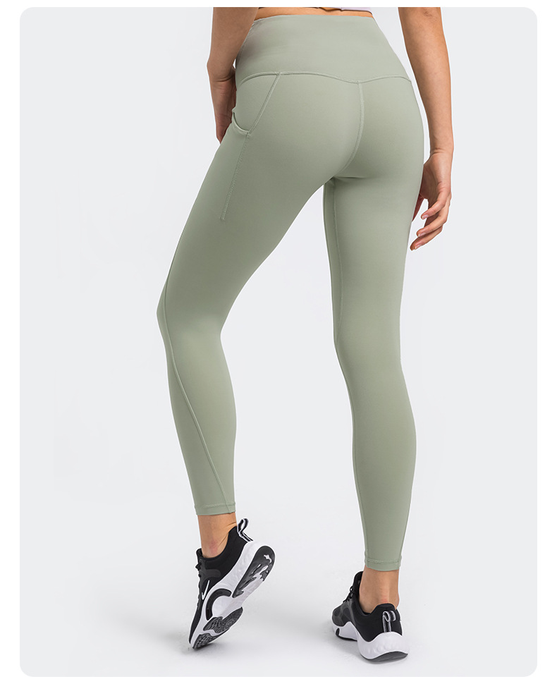 9 Colors NWT 2023 Classial Soft Naked-Feel Athletic Fitness Pants Women Stretchy High Waist Gym Sport Tights Pencial Pants