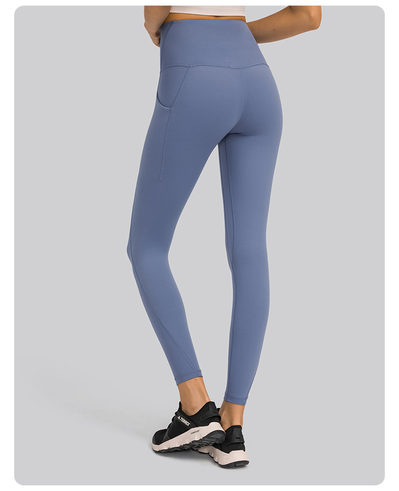 9 Colors NWT 2023 Classial Soft Naked-Feel Athletic Fitness Pants Women Stretchy High Waist Gym Sport Tights Pencial Pants