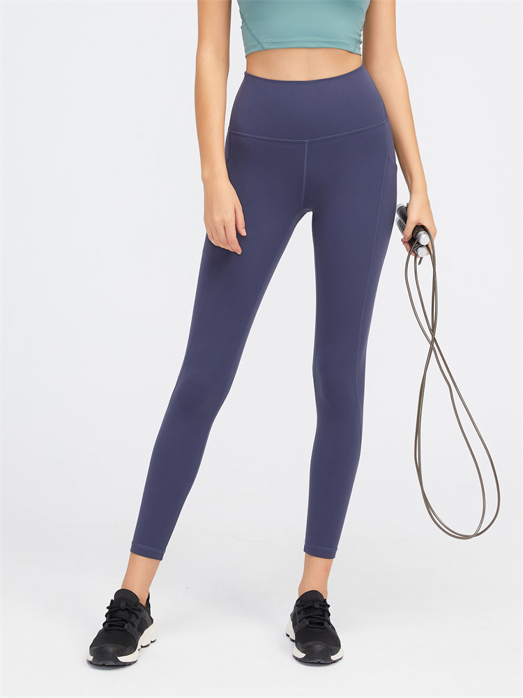 9 Colors NWT 2023 Classial Soft Naked-Feel Athletic Fitness Pants Women Stretchy High Waist Gym Sport Tights Pencial Pants