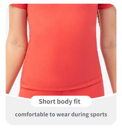 NWT Girls Kid Cute Quick Dry Breathable Stretch Short Sleeve Kids Clothing Children Yoga Sports Dance Tank Top Shirts