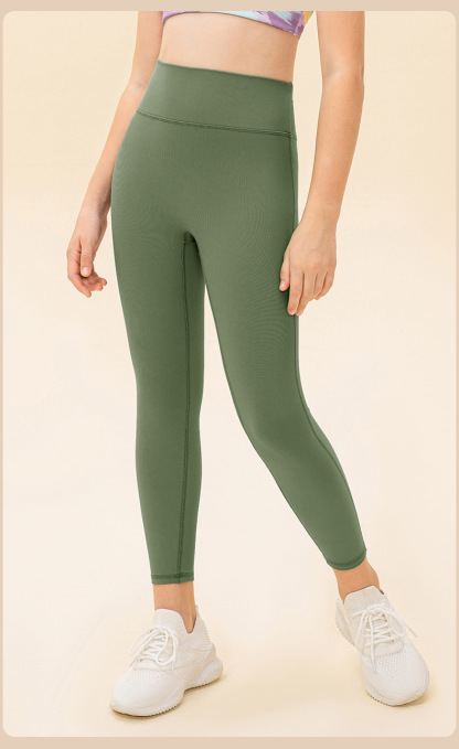 NWT Girls Kid Pants Cute Quick Dry Breathable Stretch Fleece Tight Kids Children Yoga Sports Dance Thick Pant