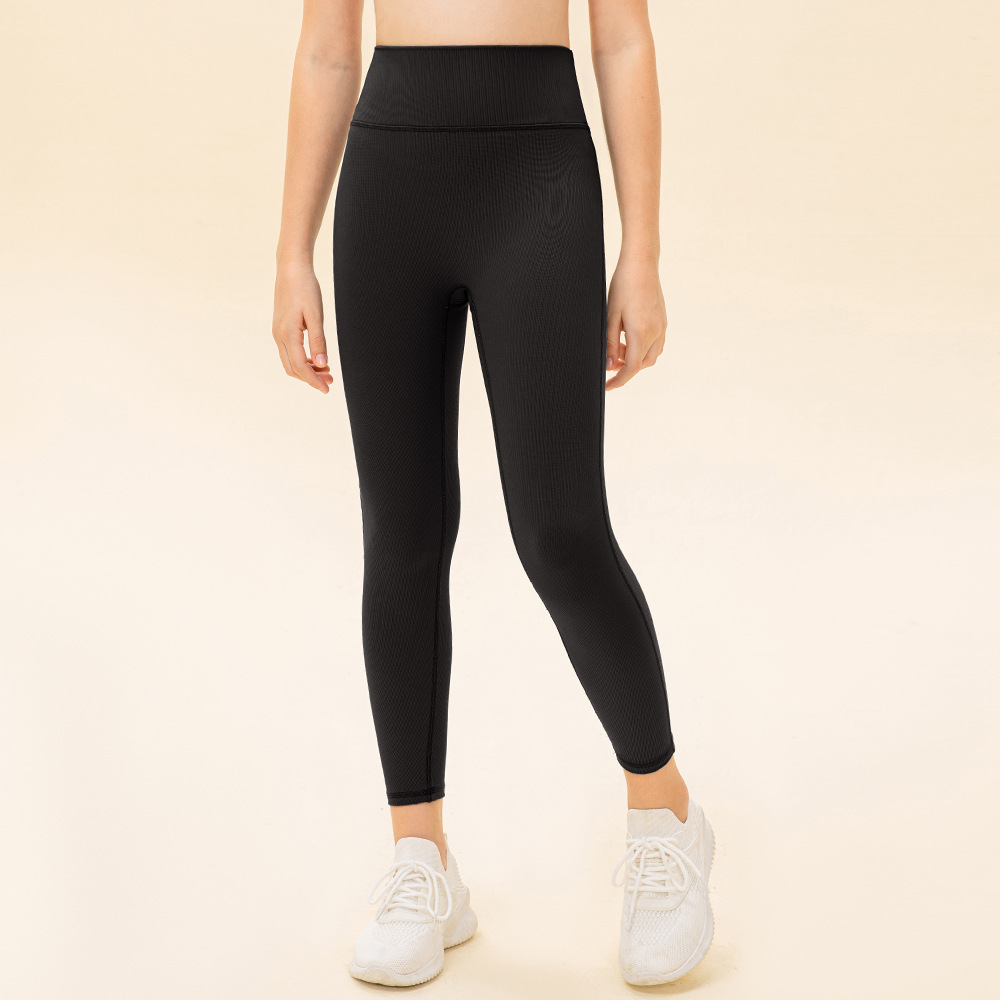 NWT Girls Kid Pants Cute Quick Dry Breathable Stretch Fleece Tight Kids Children Yoga Sports Dance Thick Pant