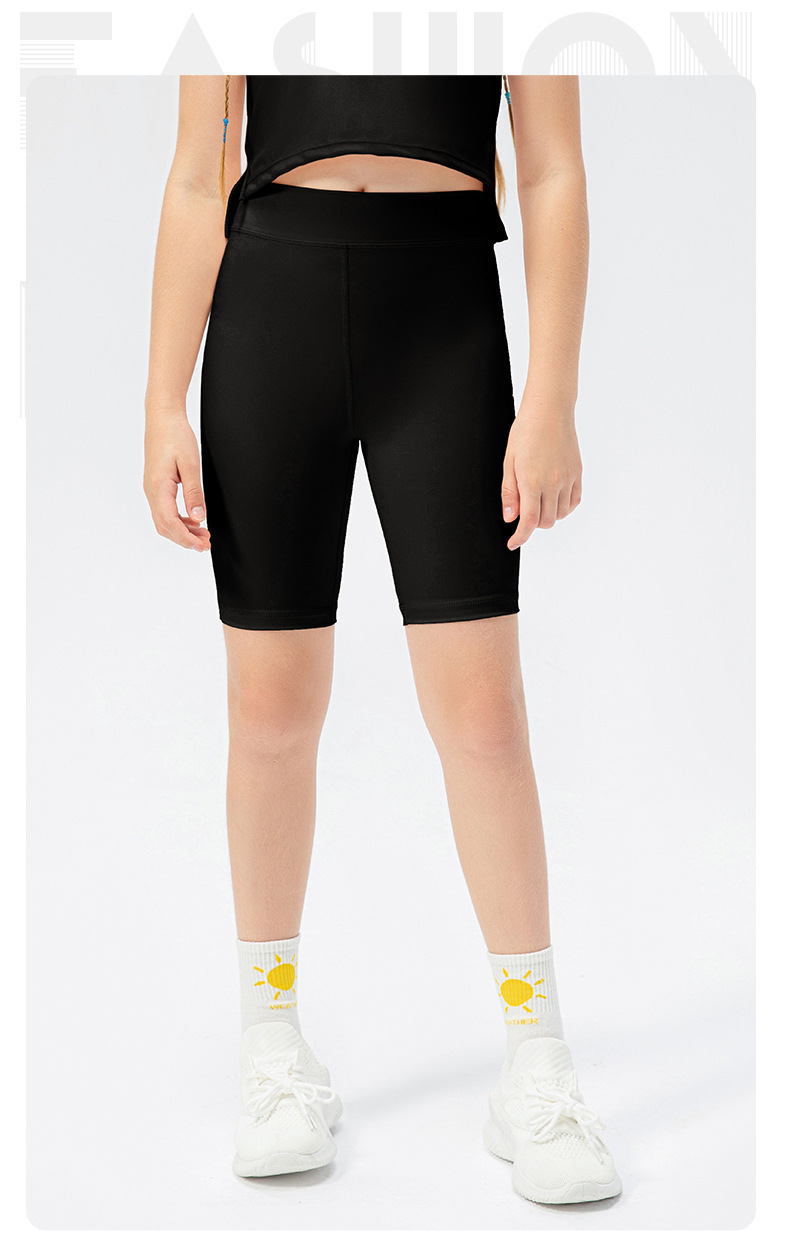 NWT Kid Girls Shorts Stretchy Short Sports Tennis Short Children Breathable Short Solid color 