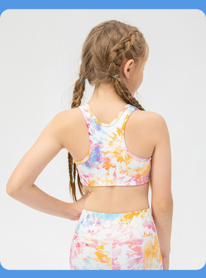 Girls Kid Cute Quick Dry Breathable Stretch Vest Kids Tank Top Children Yoga Sports Dance Tank Top Sleeveless Shirts