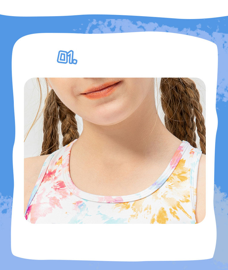 Girls Kid Cute Quick Dry Breathable Stretch Vest Kids Tank Top Children Yoga Sports Dance Tank Top Sleeveless Shirts