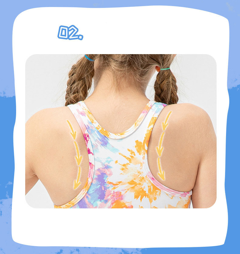 Girls Kid Cute Quick Dry Breathable Stretch Vest Kids Tank Top Children Yoga Sports Dance Tank Top Sleeveless Shirts