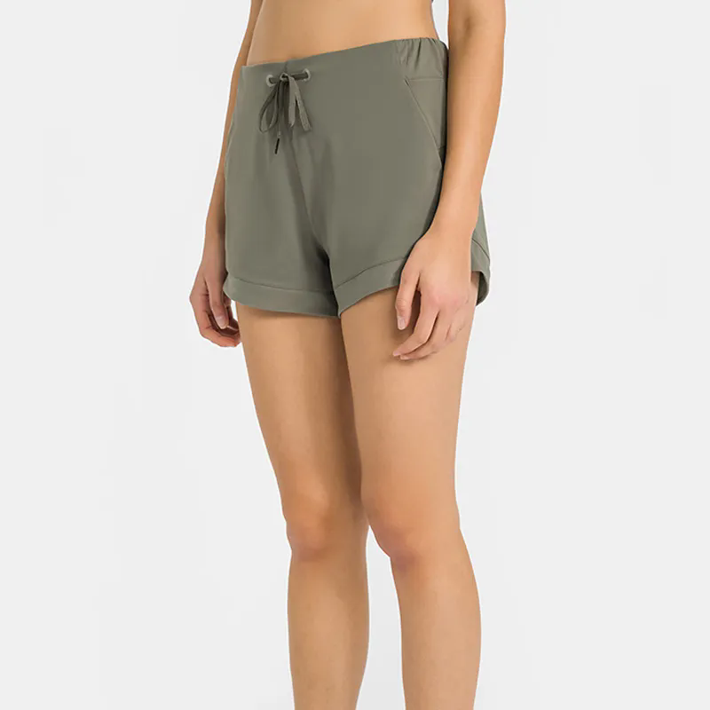 NWT Short Workout Shorts Athletic Gym Shorts Running Yoga Shorts for Women Girls with Phone Pockets