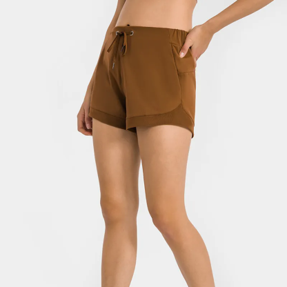 NWT Short Workout Shorts Athletic Gym Shorts Running Yoga Shorts for Women Girls with Phone Pockets