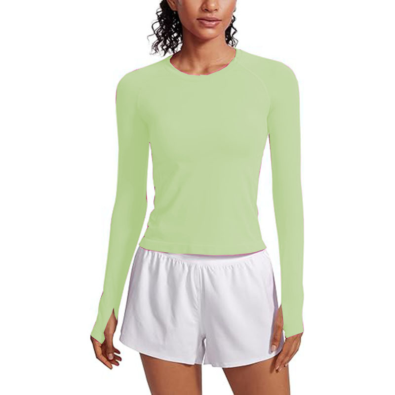 Women Crew Neck Basic Tee Fashion