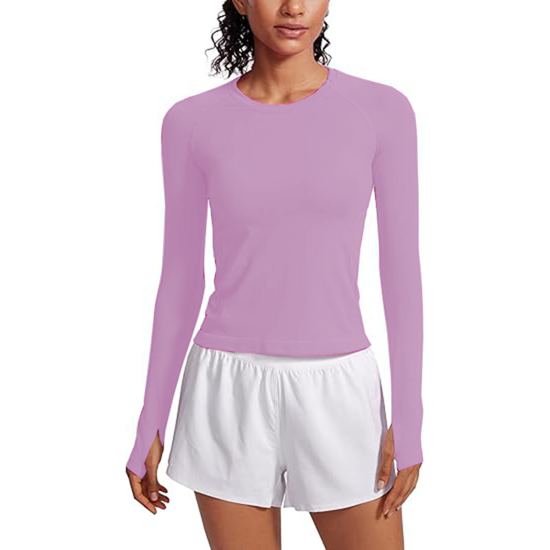 Women Crew Neck Basic Tee Fashion