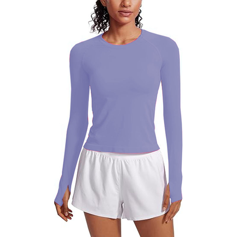 Women Crew Neck Basic Tee Fashion