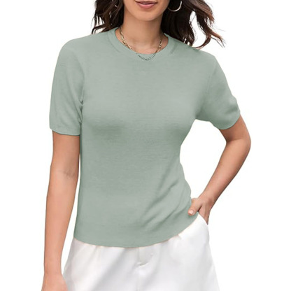 Womens Short Sleeve T Shirts Summer Cute Gym Fashion Clothes