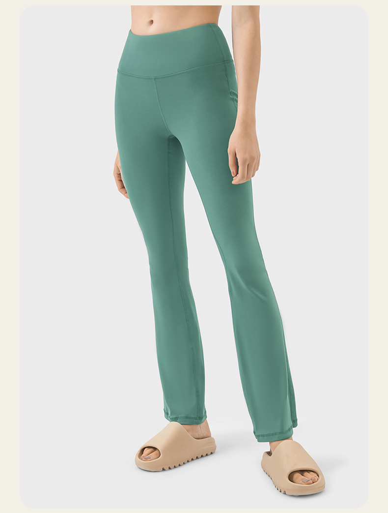 4 Colors NWT Women Wide Cut Pants Fitness Women Loose High Waist Legging 4-Way Stretch Leggings Lady Stretchy Pants