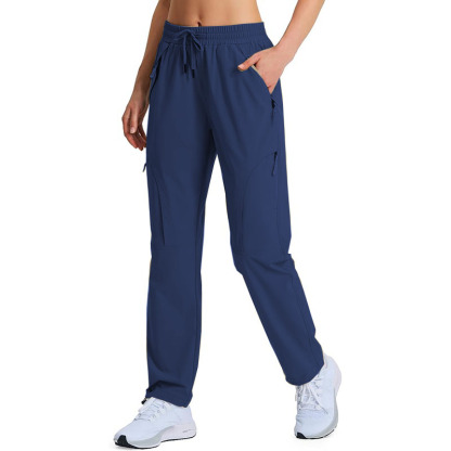 Womens Work Travel Workout Sweatpants with Pockets