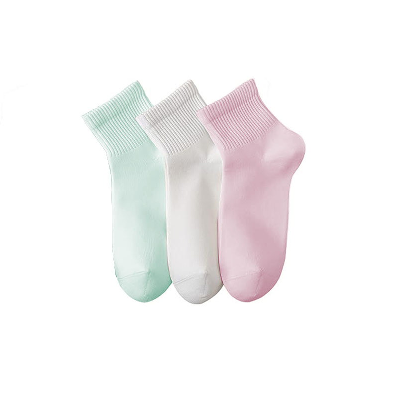 Women Casual Cute Cotton Crew Socks 3Pairs