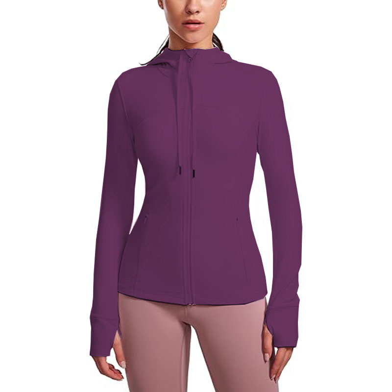 New Women Lightweight Workout Jacket Fit Full Zip Athletic