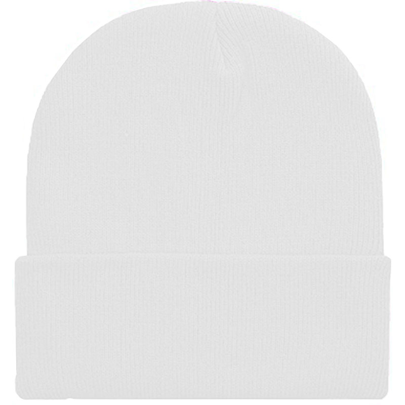 Classic Double Layer Knit Beanie Hat Warm Thick Acrylic Winter Hats