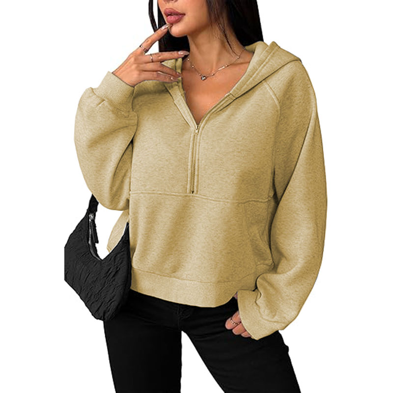 Women Zip Up Fleece Jacket Coat