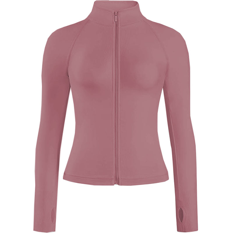 Womens Lightweight Zip Up Jackets Running Workout Clothes with Pocket