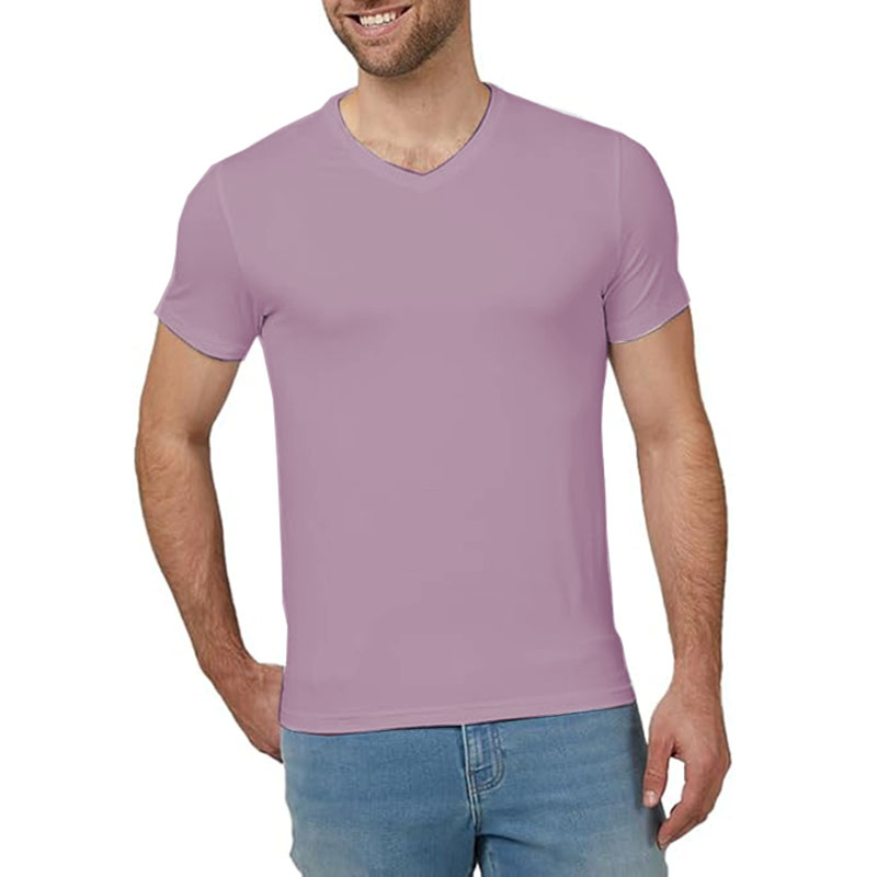 Short Sleeve Crew Neck Plain Novelty T Shirt for Men